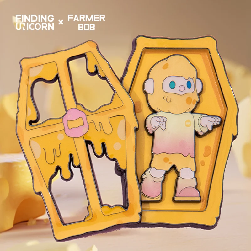 กล่องสุ่มตราโลหะคลาสสิก FARMER BOB ลายยูนิคอร์น ของสะสมป๊อปคัลเจอร์ แม่เหล็กติดตู้เย็น ของขวัญวันเกิด