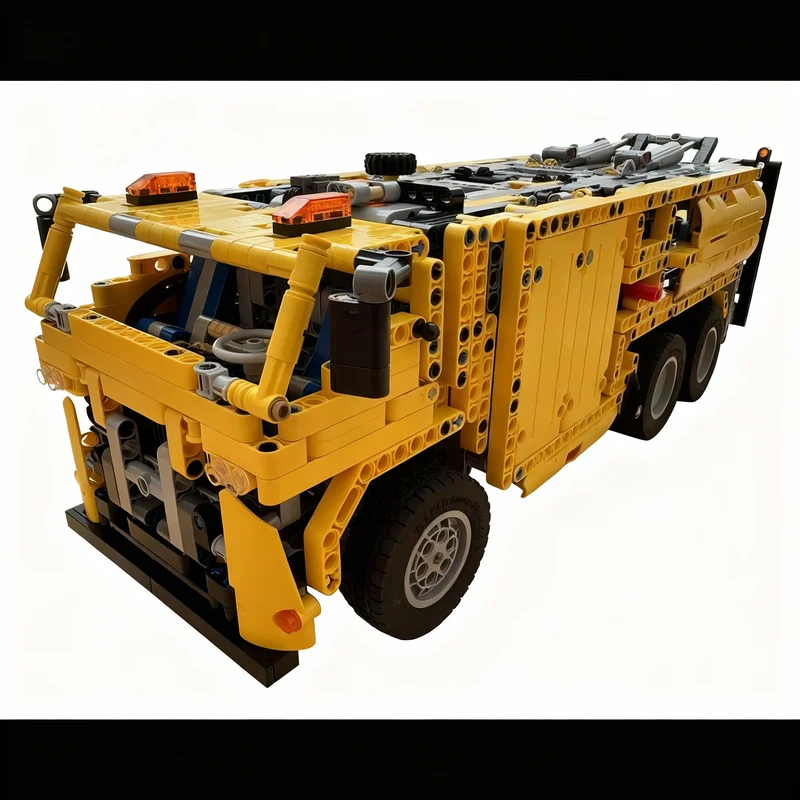 1931pcs MOC Garbage Truck Alternate Model Building Blocks Construction DIY Kids Birthday Idea Education Christmas Gifts Toys