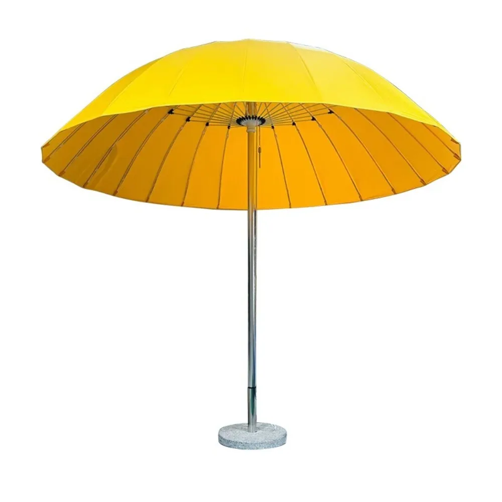 Aluminum Outdoor Patio Sunshade and Rainproof Umbrella  Suitable for Swimming Pools  Villas  Gardens  Heavy-duty Beach Umbrella