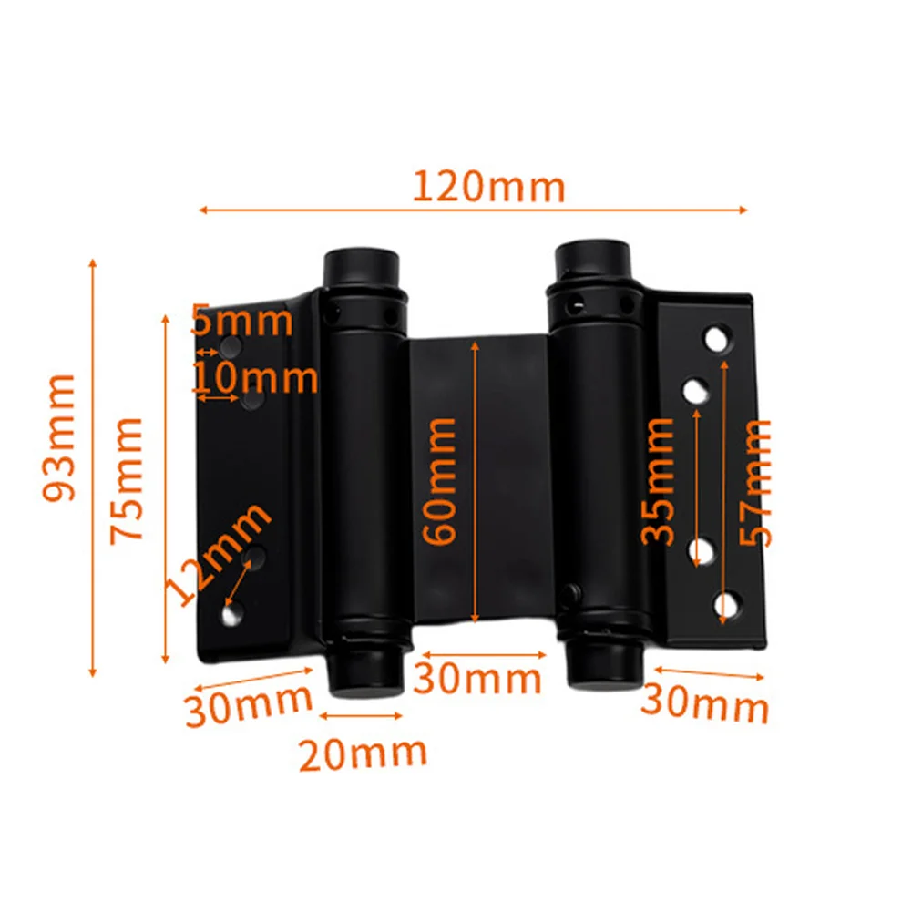 Commercial Entrances Double Action Hinges Enhanced Aesthetic Door Hardware Adjustable Tension Hands-free Closing