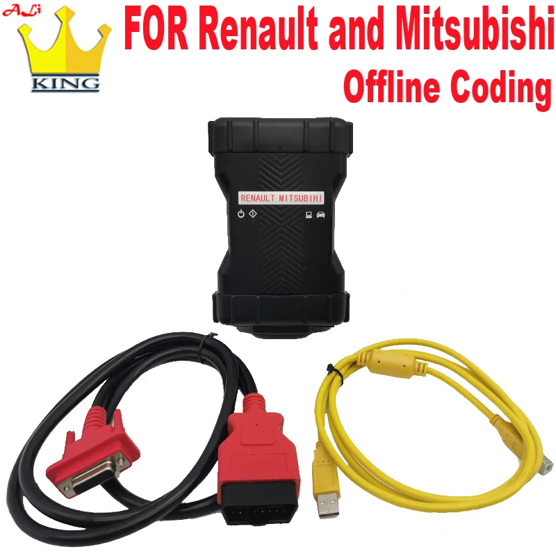 

For Renault and Mitsubishi Multiplexer car Diagnosis obd 2 interface scanner with CD software V236 can clip diagnostic tools