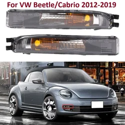 Car Front Bumper Turn Signal Light Cover Without Bulbs For VW Beetle/Cabrio 2012-2019 Daytime Running Lamp 5C5953041 5C5953042