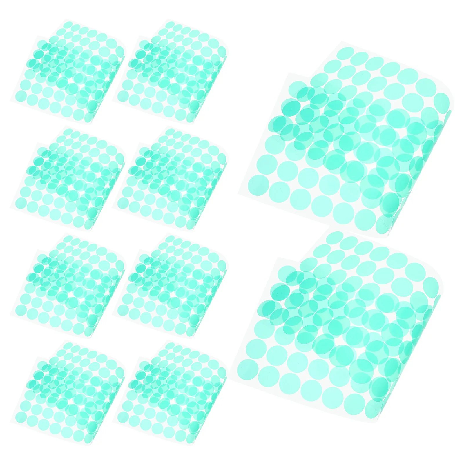 1000pcs-green-high-temperature-masking-discs-2cm-round-heat-resistant-pet-adhesive-dots-for-powder-coating-oven