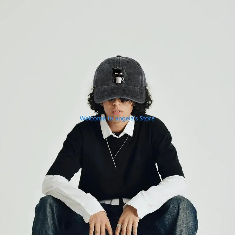 قبعة بيسبول على شكل حيوان X4YC قابلة للتعديل، قبعة مريحة للأب لارتداء الحفلات