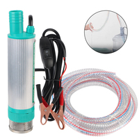 30L/min Mini For Pumping Diesel Oil Water Submersible Aluminum Alloy Shell Fuel Transfer 12V Car Electric DC Refueling Pump