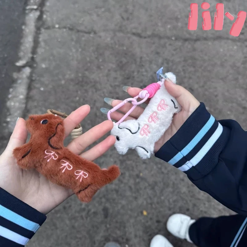 

Plush Toys Sweet Cartoon Puppy Pendants Sausage Dog Brooches Hair Accessories Clothing Bags Boys Accessories Small Gifts
