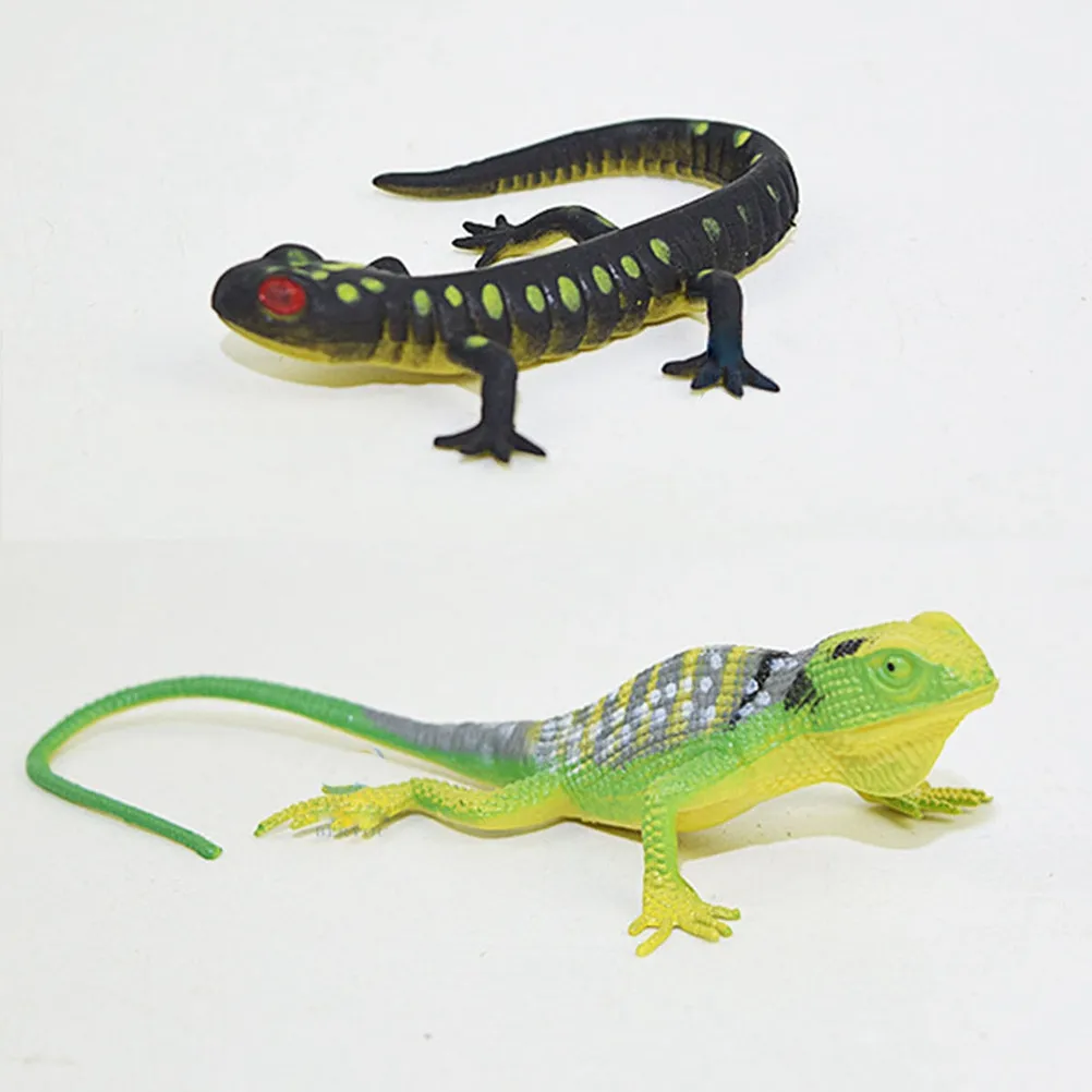 

12Pcs Realistic Painted Fake Lizard Plastic Lizard Halloween Party Prank Decoration Scary Realistic Fake Lizards