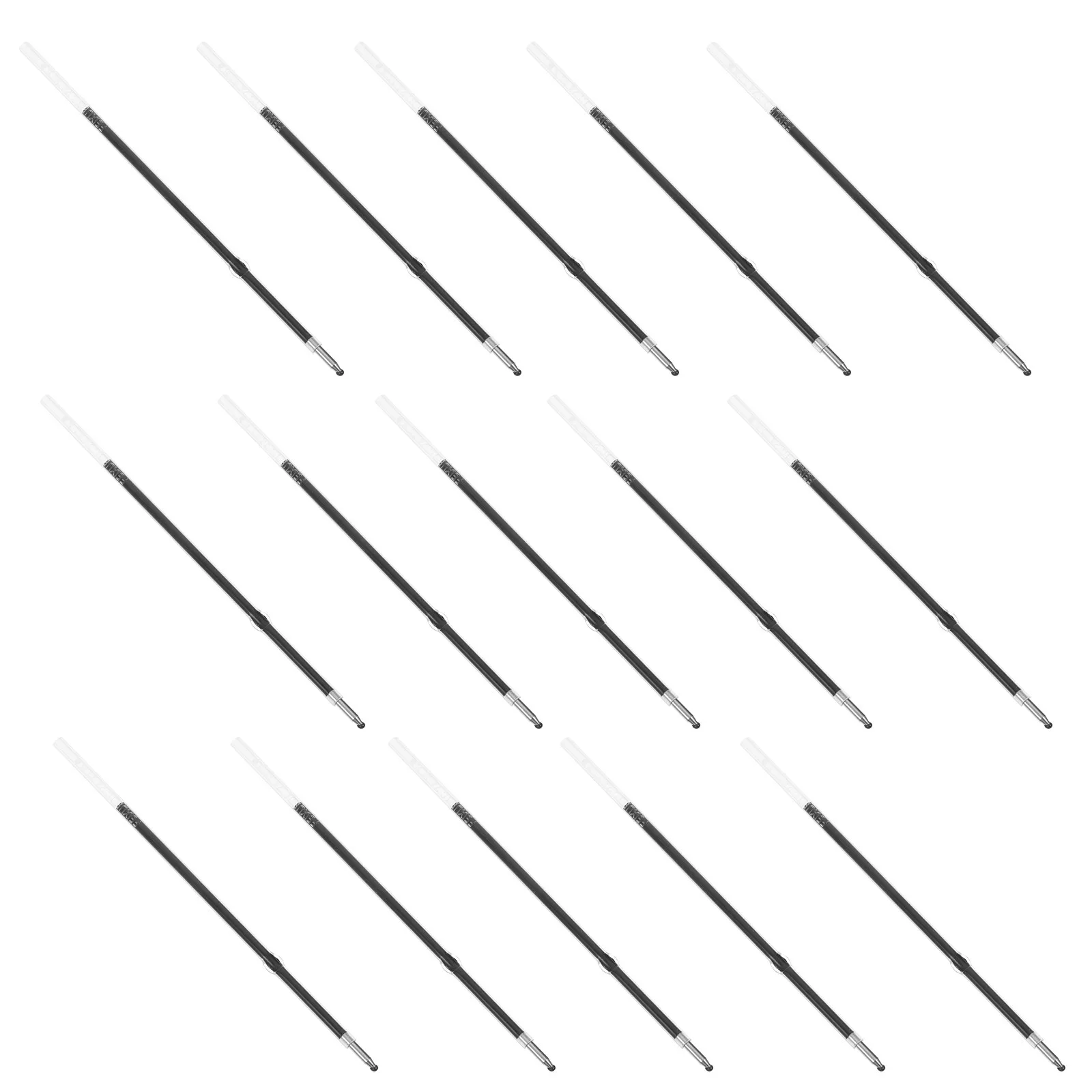 

100 шт. сменных стержней для гелевых ручек, 0,7 мм, средний наконечник, черные, универсальные, для письма, офиса, учебы