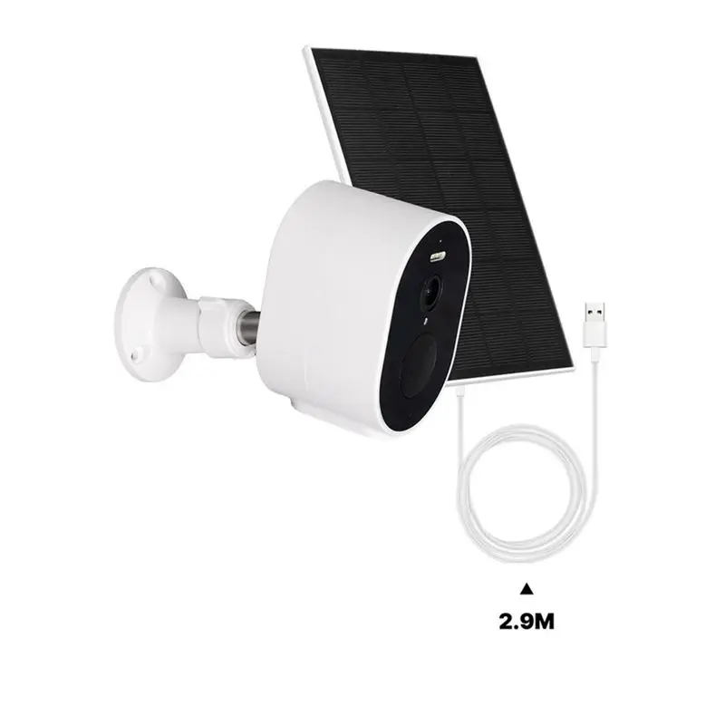 ABJF-Solar Powered 4MP Wifi Camera Outdoor Battery Operated Security Camera Featuring AI Motion Detection, 2-Way Audio, Night