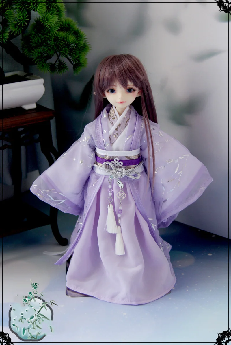 Costume ancien de fée BJD, Robe Hanfu chinoise pour YOSD fille ou garçon, vêtements de poupée, accessoires A1187, échelle 1/6