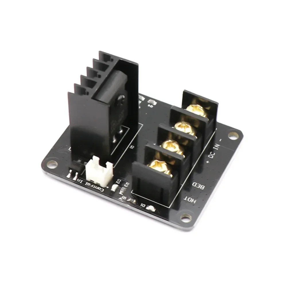 3D Printer Heated Bed Power Module /Hotbed MOSFET Expansion Module Inc 2pin Lead With Cable for Anet A8 A6 A2 Ramps 1.4