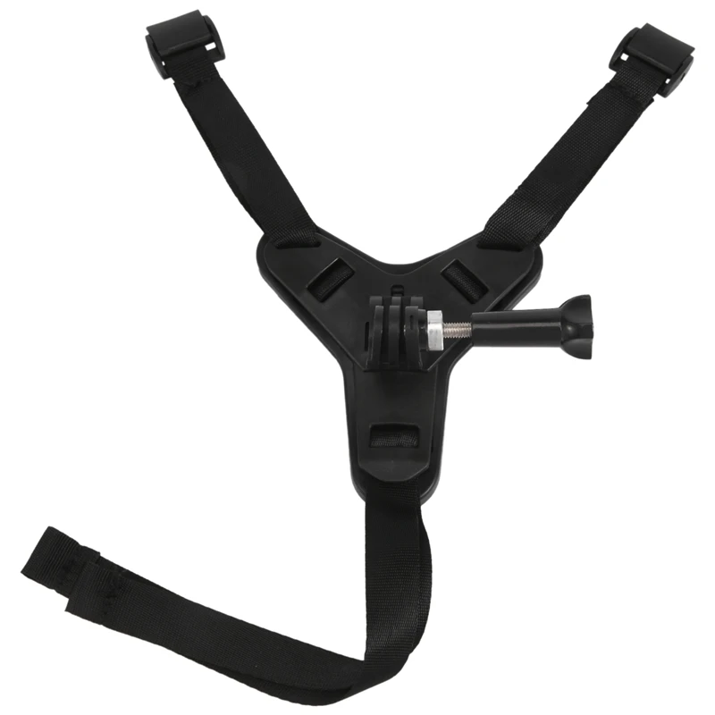 ที่ยึดคางบนหมวกกันน็อคสกี/มอเตอร์ไซด์หมวกนิรภัยสำหรับ dji/gopro HERO 8 7 6 5 SJCAM อุปกรณ์เสริมกล้องแอคชั่น