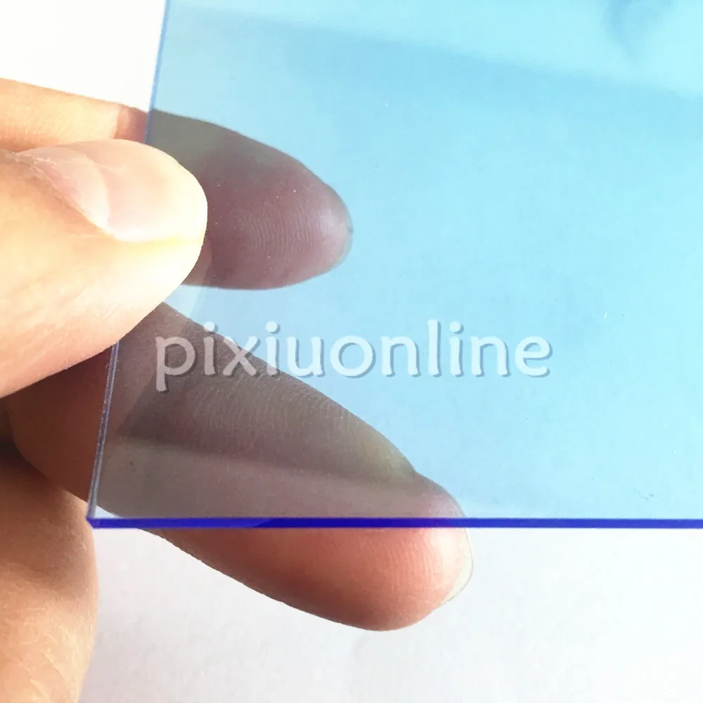 15*15*0.23cm 7Colors Colorful Transparent Acrylic Plate Perspex Sheet Plastic Board DIY Model J583