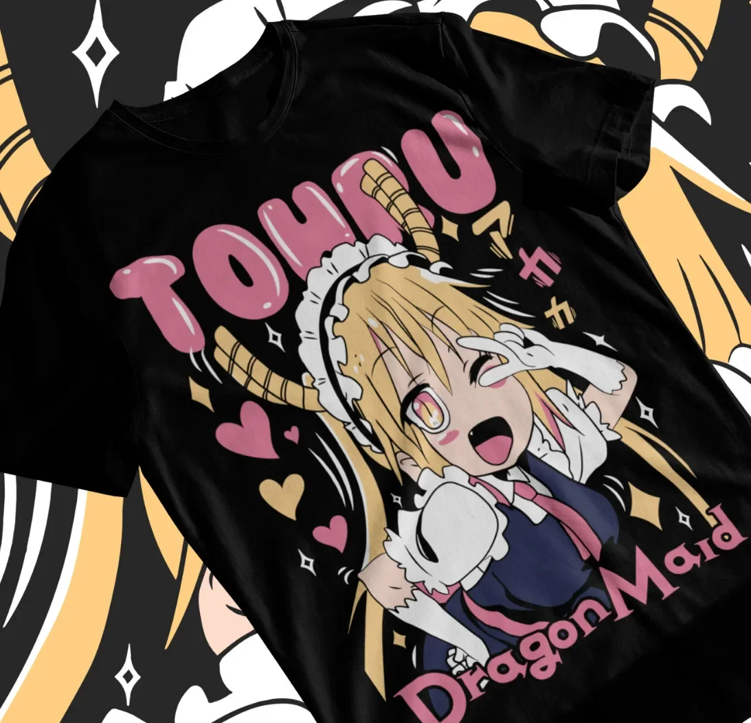 

Tohru Kobayashi-San T-Shirt Chi No Maid Dragon Waifu Girl Anime Shirt Soft Tee