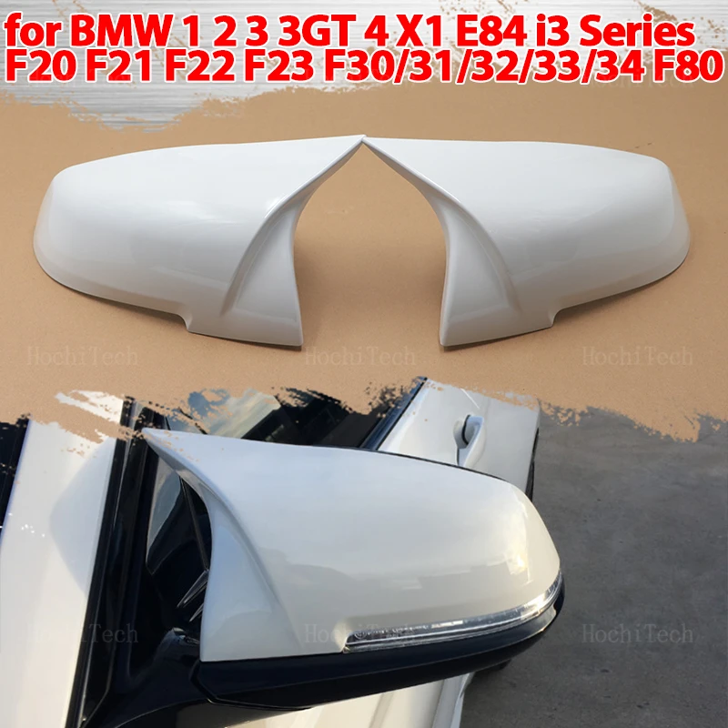 

White mirror cover Black mirror cover Overlay for BMW 1 2 3 3GT 4 X1 E84 M2 i3 Series F20 F21 F22 F23 F30 F31 F32 F33 F34 F80