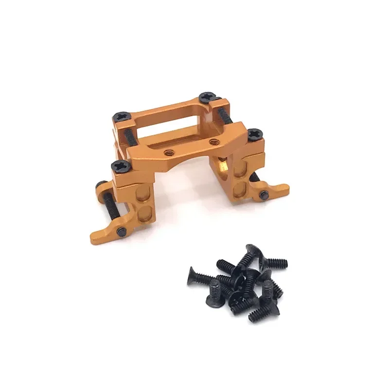 Caja de ondas delanteras y traseras, cubiertas superiores e inferiores para Control remoto de 1/28 MINI-Q9, piezas de coche, actualización y modificación de Metal