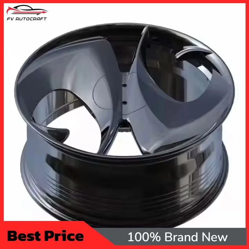 【2026】XINLAI Gloss Gunmetal Black Deep Concave Forged Rims Spiral Twisted Spoke 5x112 For Mercedes S-Class BMW M8 G15 Luxury Bui