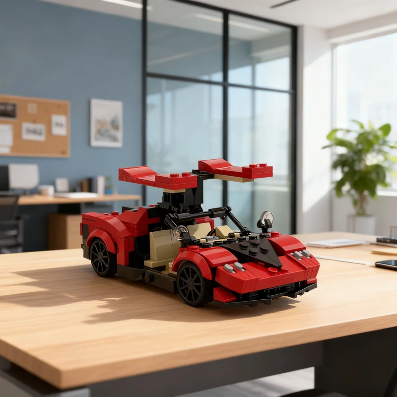 

342 детали MOC Pagani Huayra 4-в-1: Конструктор «Городские чемпионы», креативный подарок, декор для демонстрации, сборка, премиум-класс, для взрослых и детей