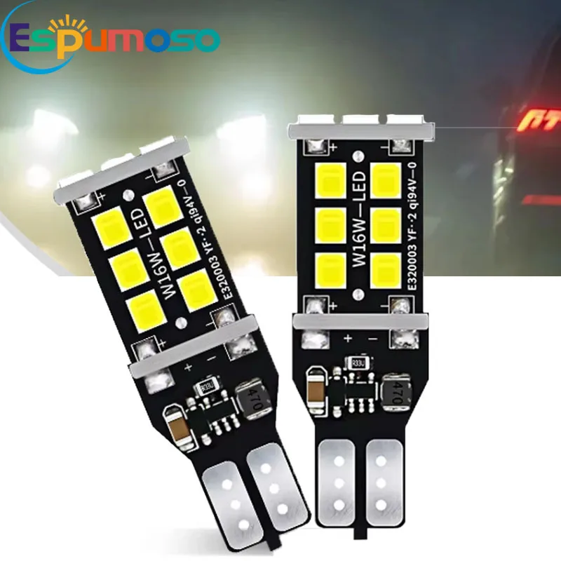 

2x Canbus без ошибок светодиодный резервный фонарь заднего хода для VW VOLKSWAGEN Passat B7 2010-2014T15 W16W LED 2835 чип 12 В автомобильный Стайлинг