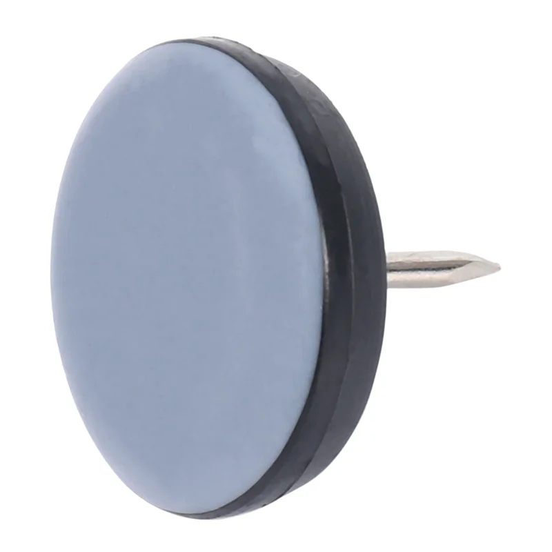 

ABGR-100Pcs 25Mm Chair Gliders Furniture Sliders PTFE Easy Moving Pads Round With Nail Feet Protector For Hardwood Floor