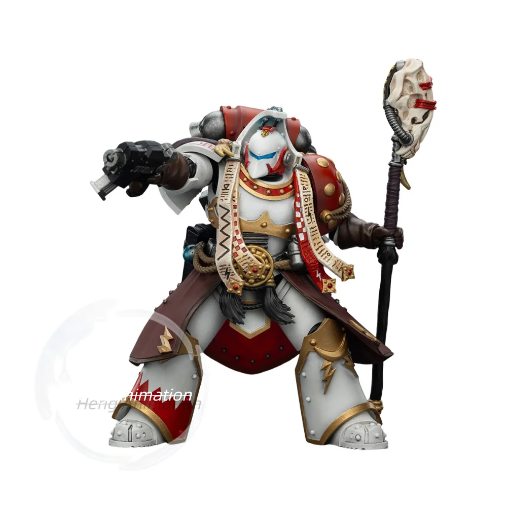 In StockJOYTOY Dark Source Warhammer Horus Chaos White Scar Legion Storm Prophet Archon JT03585 Soldier Figure, Collection