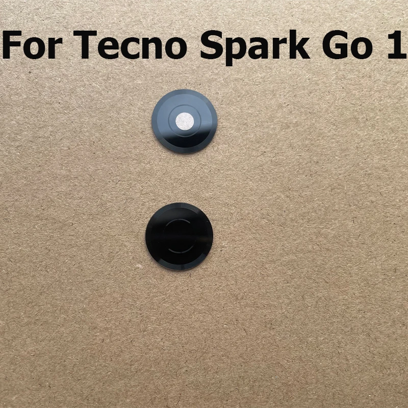 For Tecno Spark Go 1 Back Rear Camera Glass Lens With Glue Sticker Adhesive Repair Parts