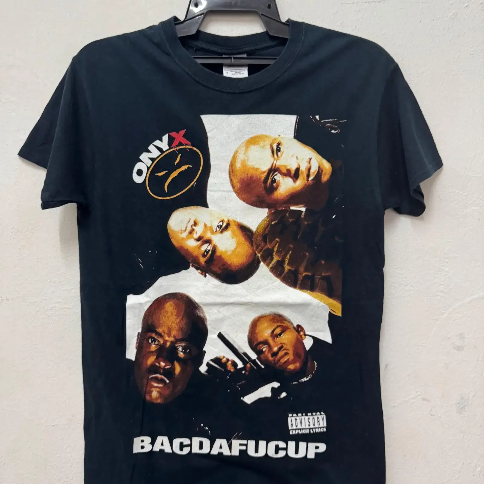 Vintage 90s Onyx Bacdafucup Hardcore Hip Hop Rap T Shirt Faded Band vintage Washed Stylish Comfortable Breathable Unisex