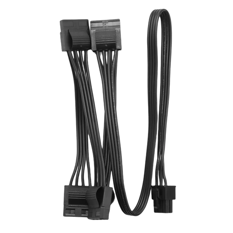 

【Buy It-Now!】4X 6Pin To 4 Molex Modular Power Supply Cable 6Pin To 4 IDE Cable For CORSAIR RM1000X RM850X RM750X RM650X Modular