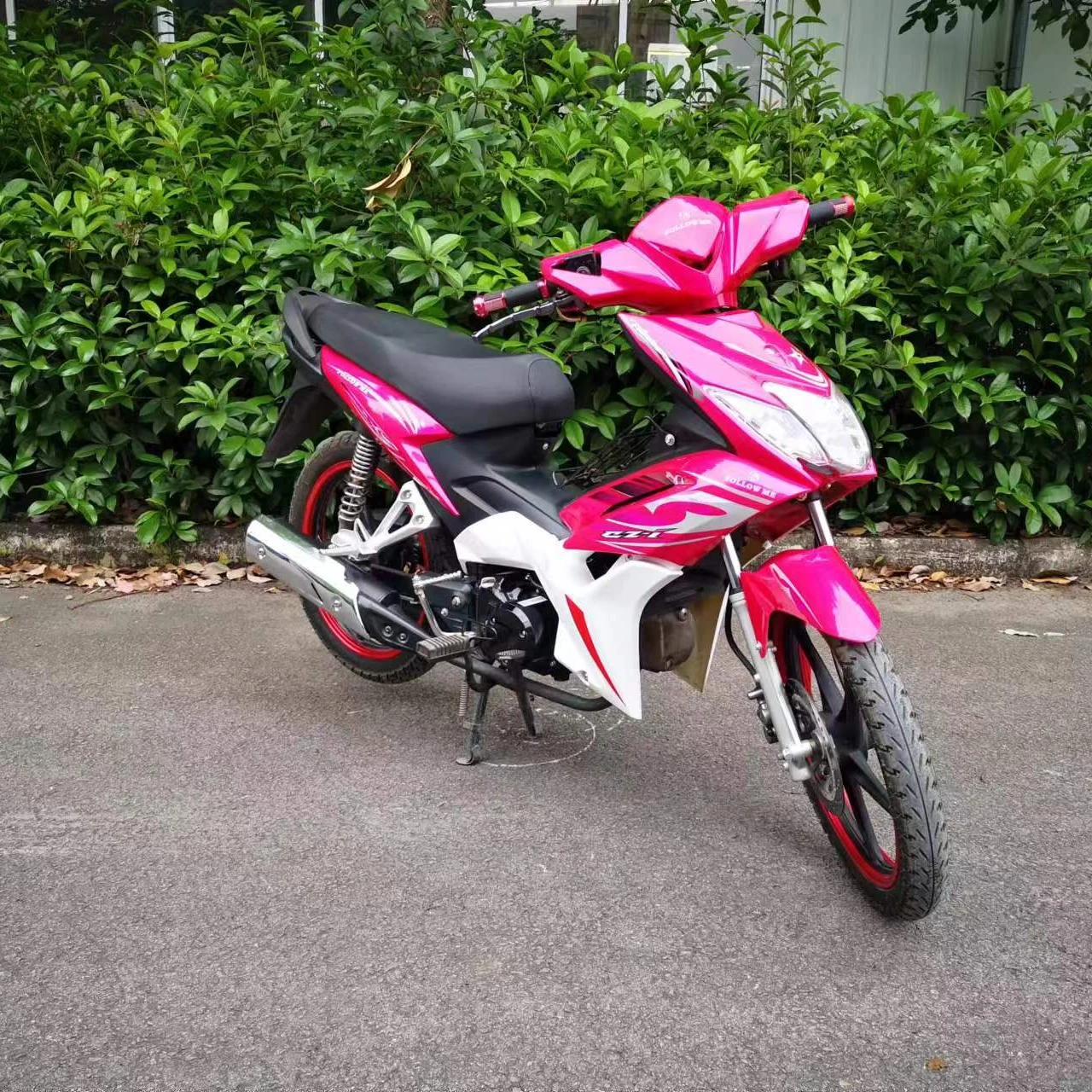 

cheap China Factory direct sales 125cc almost new top quality 92 gas used pink cub motorcycle