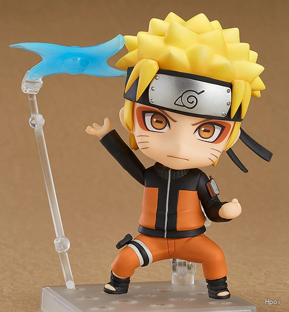 10ซม. อะนิเมะนารูโตะชิปปูเด็น Kyuubi Uzumaki figur Naruto (#872) โมเดลตุ๊กตาขยับแขนขาได้ตุ๊กตาเก็บของเล่นซาสึเกะ