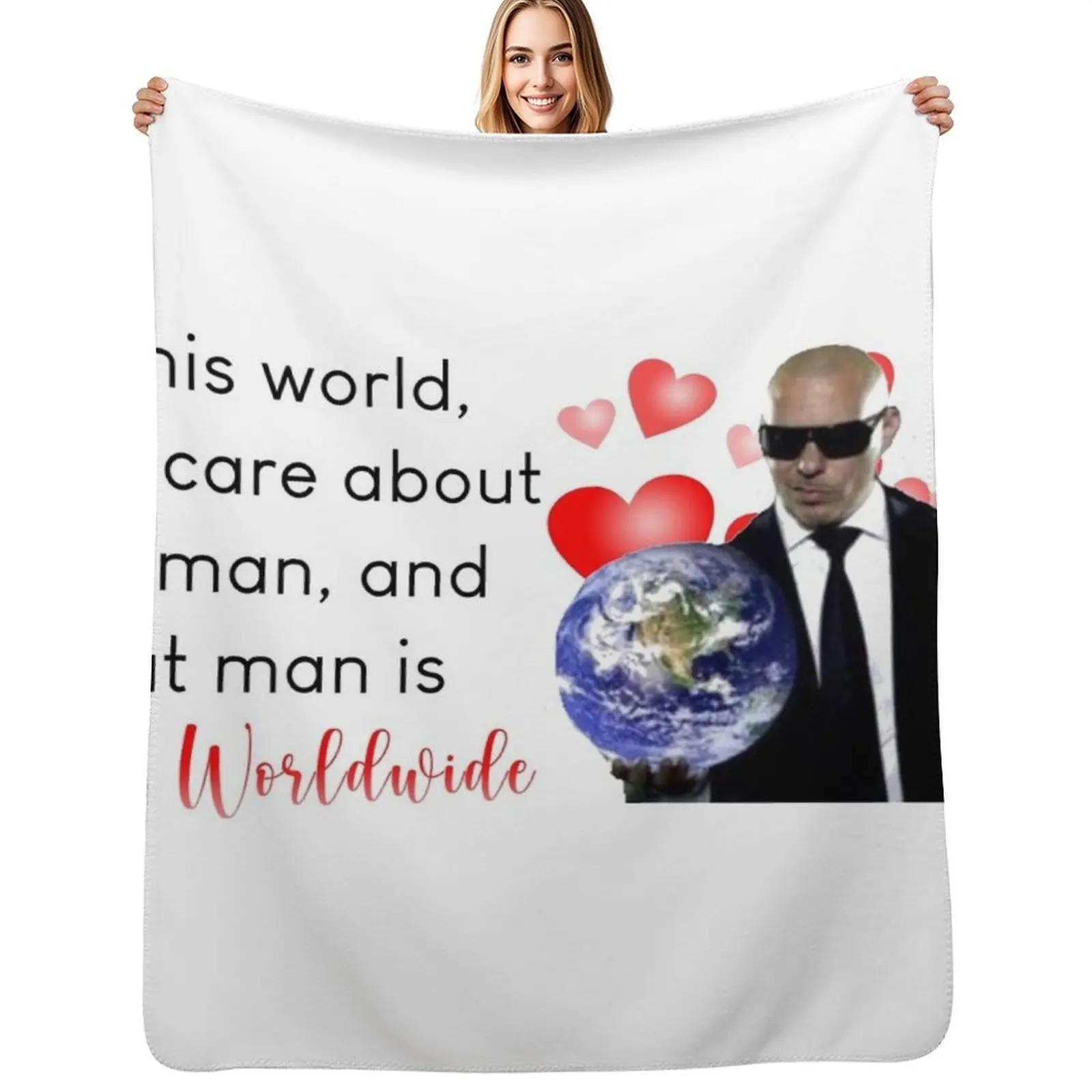 

in this world, i only care about one man, and that man is mr. worldwide Throw Blanket Warm manga Furrys heavy to sleep Blanket