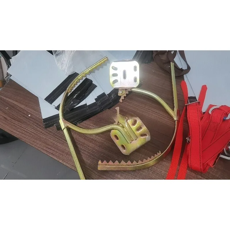 Special Tools for Climbing Trees on Wooden Poles for Electricians