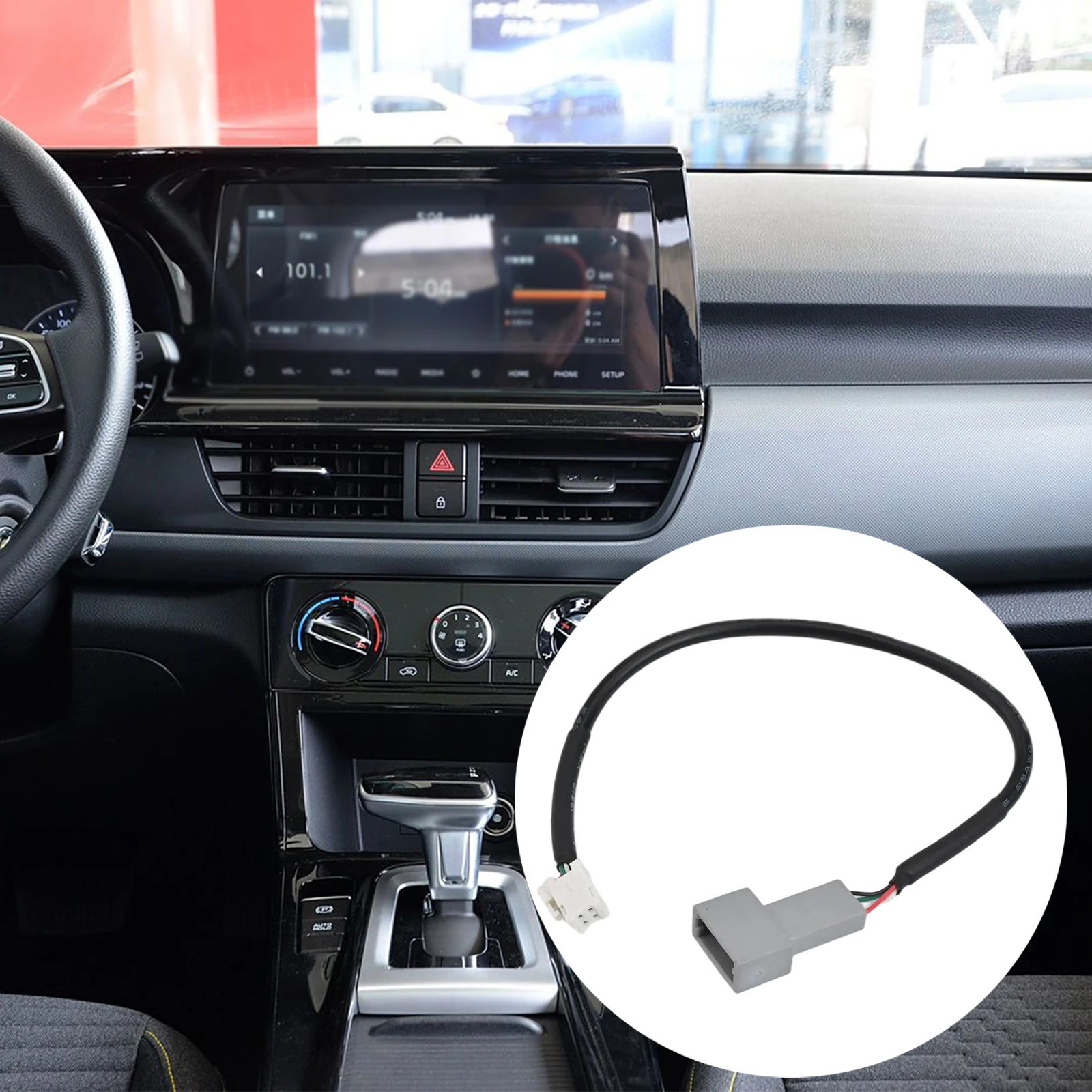 For Hyundai For Kia USB2.0 Conector Female To Male For Android Multimedia 4 Pin Wire Harness Connector Replancement