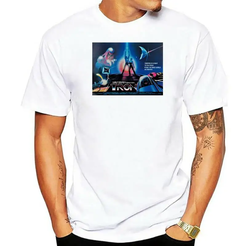 

Tron 80S Movie Poster Unisex T Shirt Stylish Custom Tee Shirt