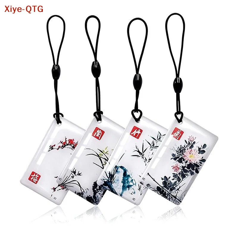 Hot 1 Pcs/Lot 125KHz T5577 EM4305 Writable Epoxy Hang Tag Rewritable Proximity Access Control Card For RFID Copier