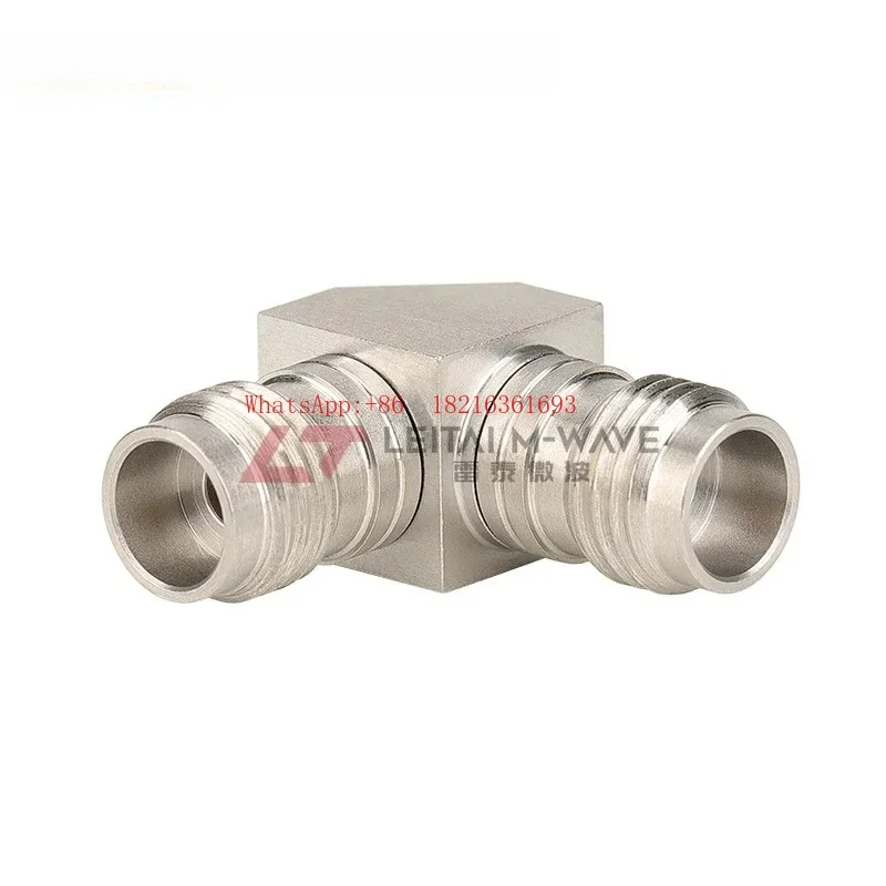 2026GOOD High Frequency RF Adapter DC-50G Millimeter Wave Adapter 2.4-KWK Yin To Yin 90 Degree Right Angle Elbow