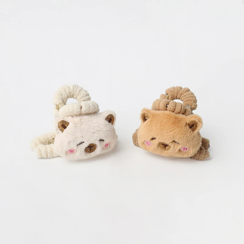 Lindo Animal de dibujos animados Capybara muñeco de peluche pinza para el pelo sombreros de mujer accesorios regalos