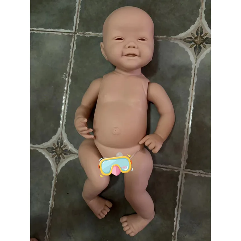 20inch Atomically Correct Reborn Doll Kit Kinsley Soft vinyl Unfinished Unpainted DIY Doll Parts