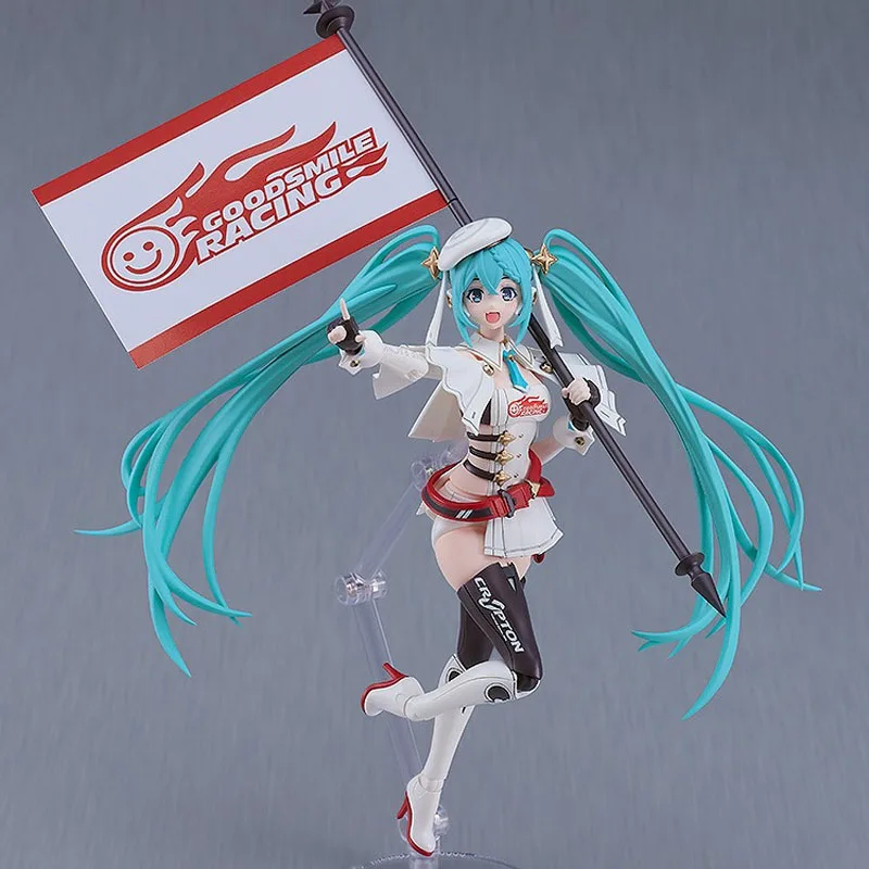 

Low price In Stock GSC Original Box PLAMATEA RACING MIKU 2023 Ver Action Figure Model Toy Gift for Kids Foam Box Packaging