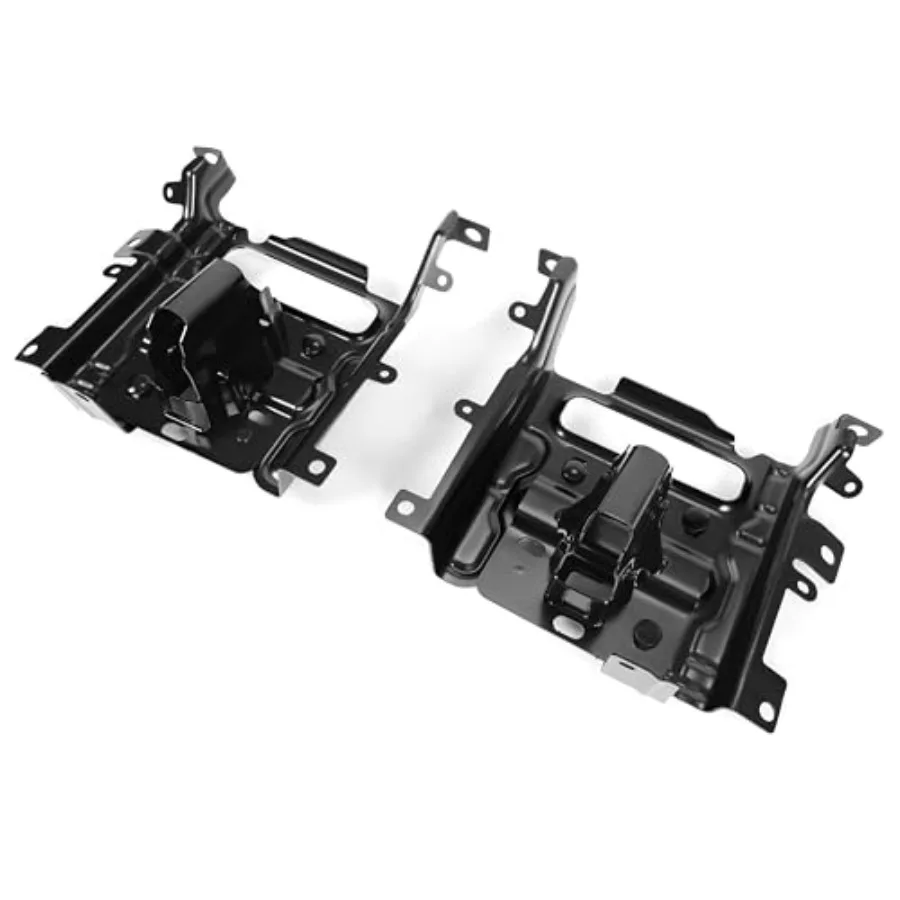 

Front Bumper Bracket Compatible with 2013-2018 Ram 1500 and 2019-2024 Ram 1500 Classic Left and Right Black Steel Replacement f