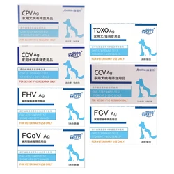 Dog Distemper Parvovirus Detection Strip Accurate Testing for Pet CDV CPV FHV CCV Test Strip Test Paper