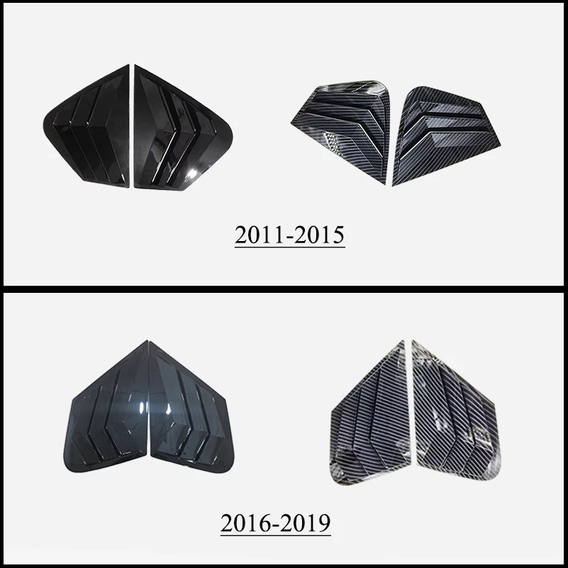 

Car Styling For Kia Optima 2011-2019 K5 Sedan Rear Window Shades Shutter Louver Vent Cover Trim Auto Parts Accessories