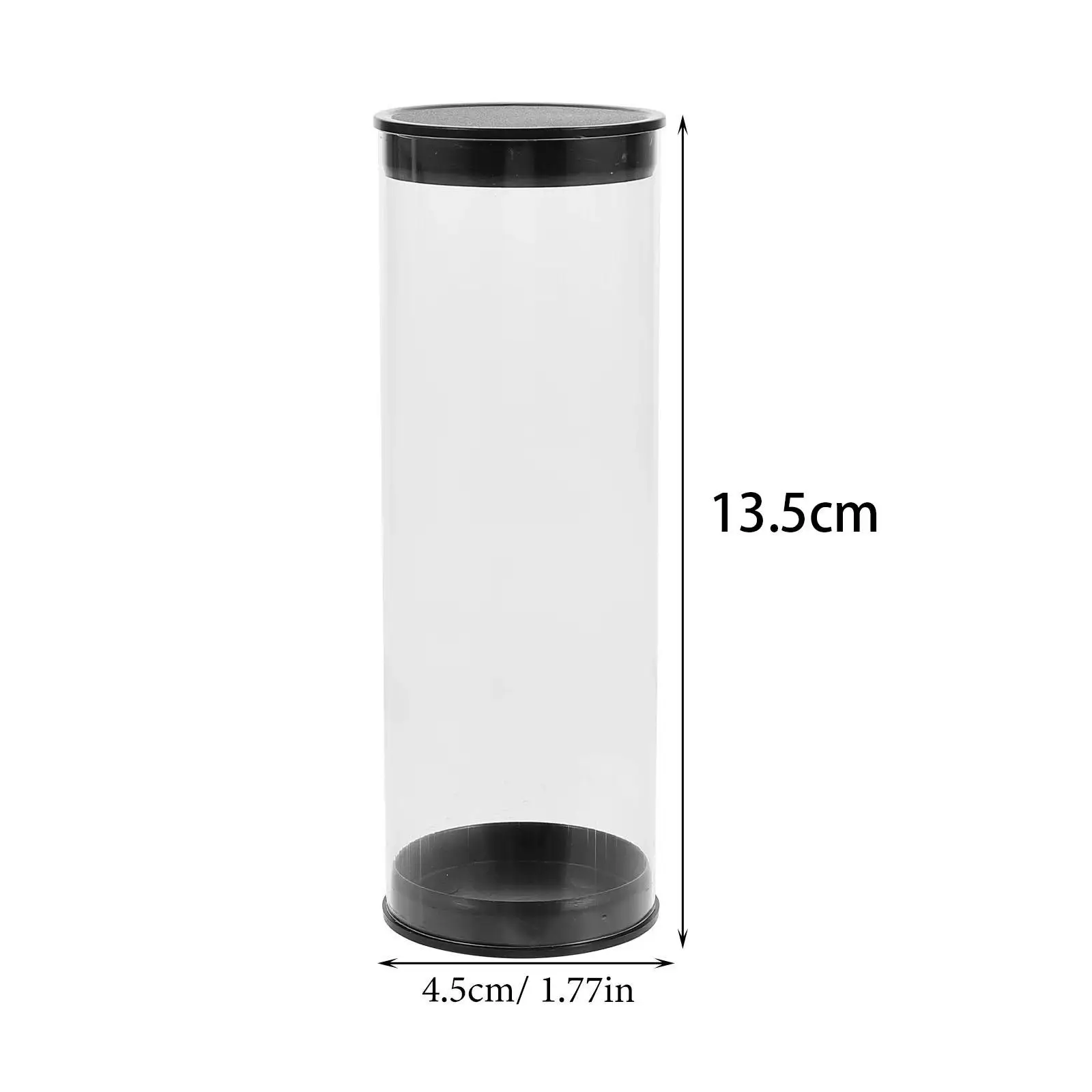 Transparent Golf Ball Tube Barrel Portable Cylinder Golf Ball Box Storage Container for Golf Accessories