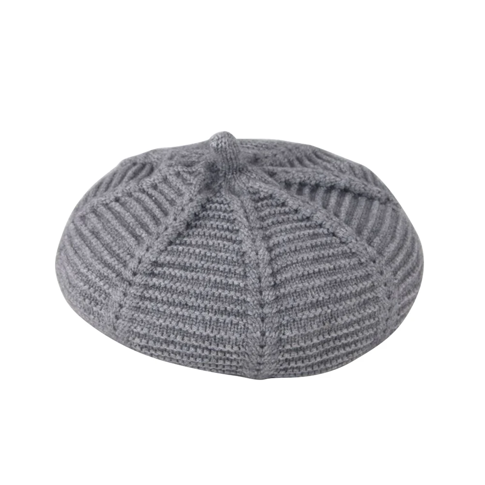 

Kids Beret Hat Girls Wool Warm Breathable Lightweight Toddler Grey One Size Fits Most Fall Outfit Match Sun Hat