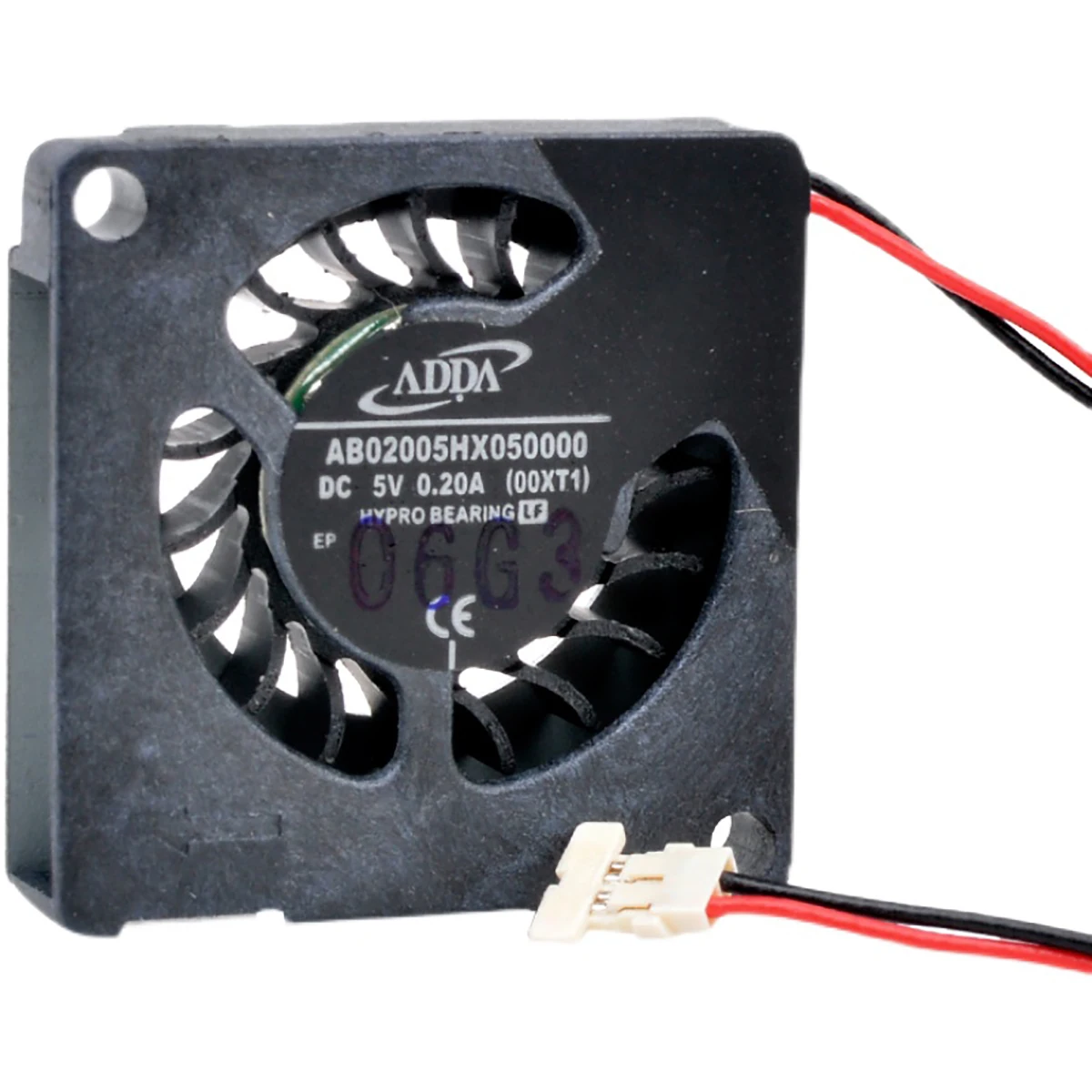

AB02005HX050000 5V 0.20A 2005mm Micro Ultra Thin Side Blowing Small Turbofan