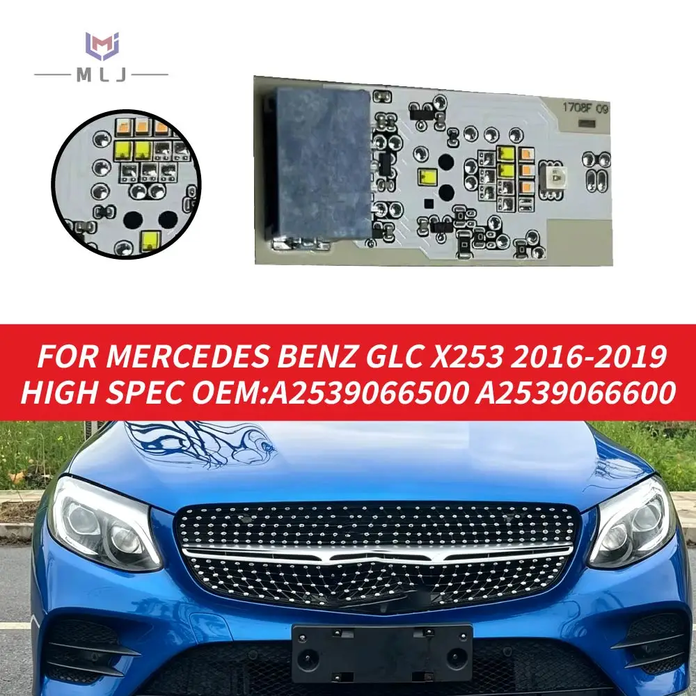 

White LED DRL Chip Ballast Circuit Board A2539066500 A2539066600 For Mercedes Benz GLC X253 2016-2019 High Spec Headlight