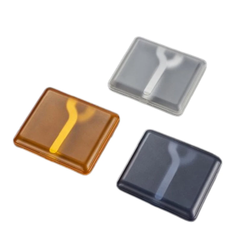 Transparent Frosted Anti-squeeze Cigarette Case Smoking Accessories Can Contain 20 Cigarettes raw