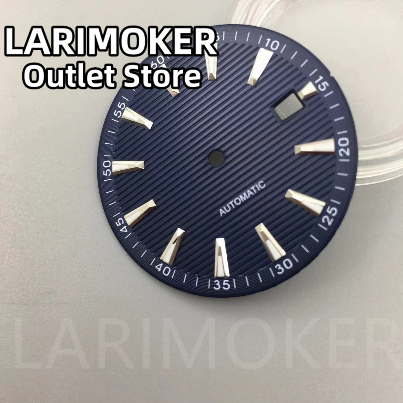 LARIMOKER 33mm White Green Blue Black watch dial fit NH35 movement