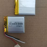 3.7V 3 wires 403035  450mah  lithium battery with protection board , used for bluetooth MP4 1pcs/lot