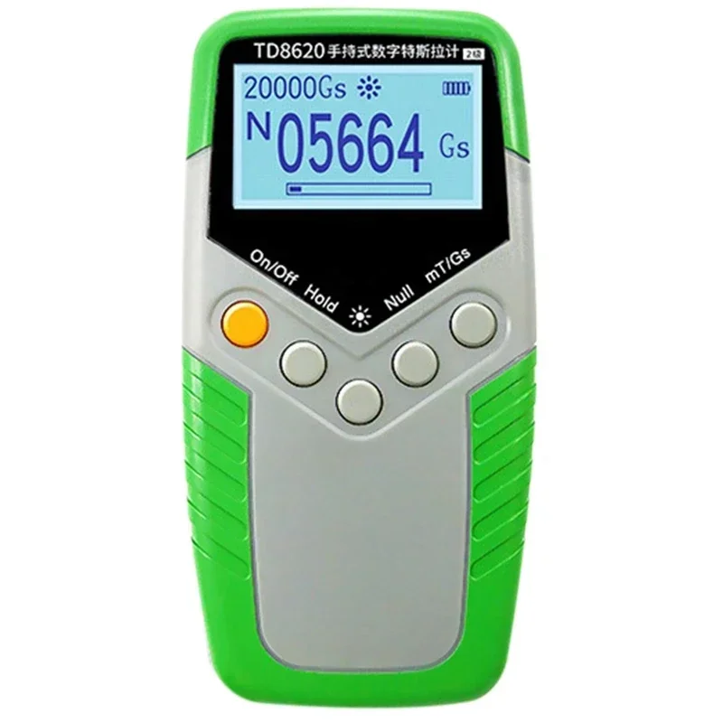 Big Deal TD8620 Permanent Magnet Meter Handheld Digital Tesla Meter Magnetic Flux Meter Surface Magnetic Field Test 5% Accuracy